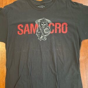 Official Sons of Anarchy Big Reaper Double Sided Graphic Tee Size XL